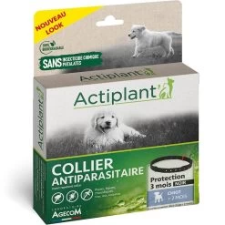 Actiplant Collier Antiparasitaire Noir Chiot