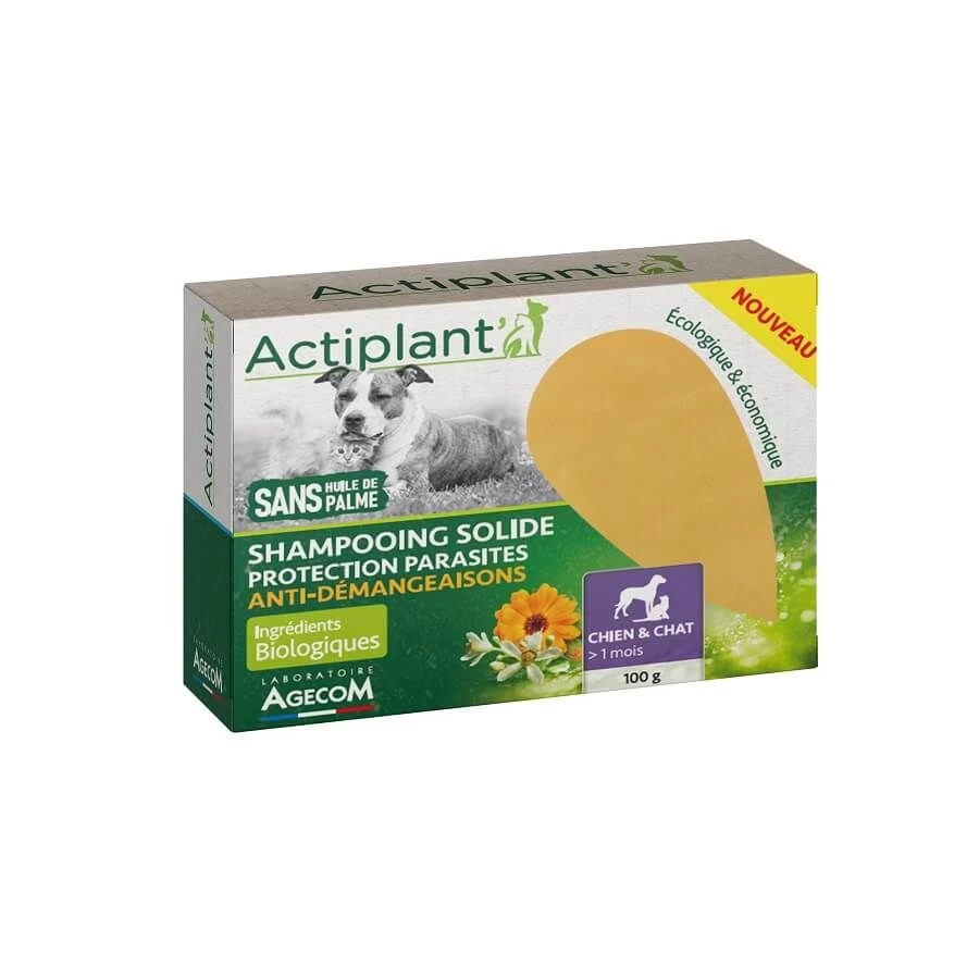 Actiplant Shampooing Solide Anti-démangeaisons 100 G 3 Actiplant Shampooing Solide Anti-démangeaisons 100 G
