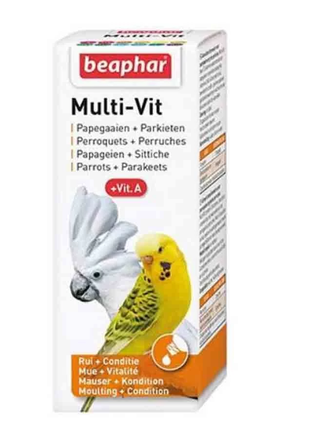 Beaphar Multi-vitamines Perruches Et Perroquets 50 Ml 3 Beaphar Multi-vitamines Perruches Et Perroquets 50 Ml