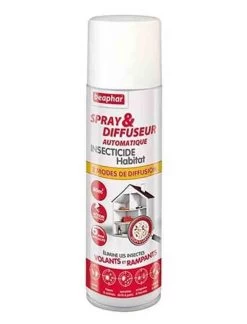 Beaphar Spray & Diffuseur Automatique Insecticide Habitat 250 Ml