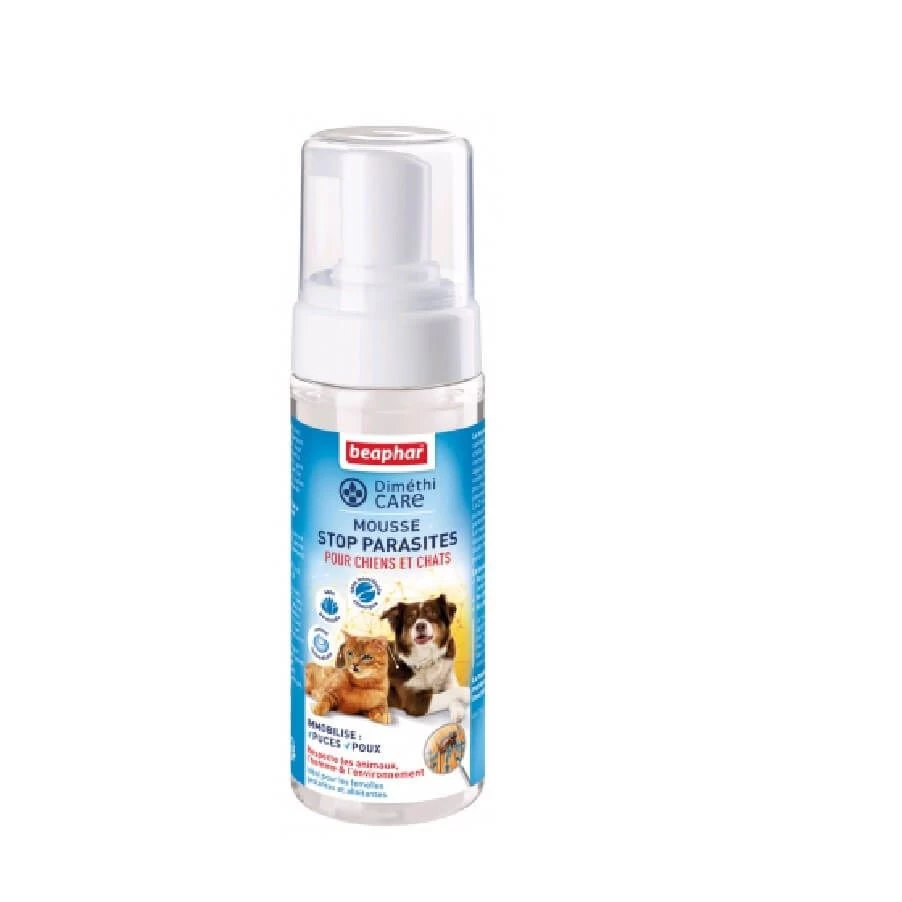 Beaphar Diméthicare Mousse Stop Parasites 150 Ml 3 Beaphar Diméthicare Mousse Stop Parasites 150 Ml