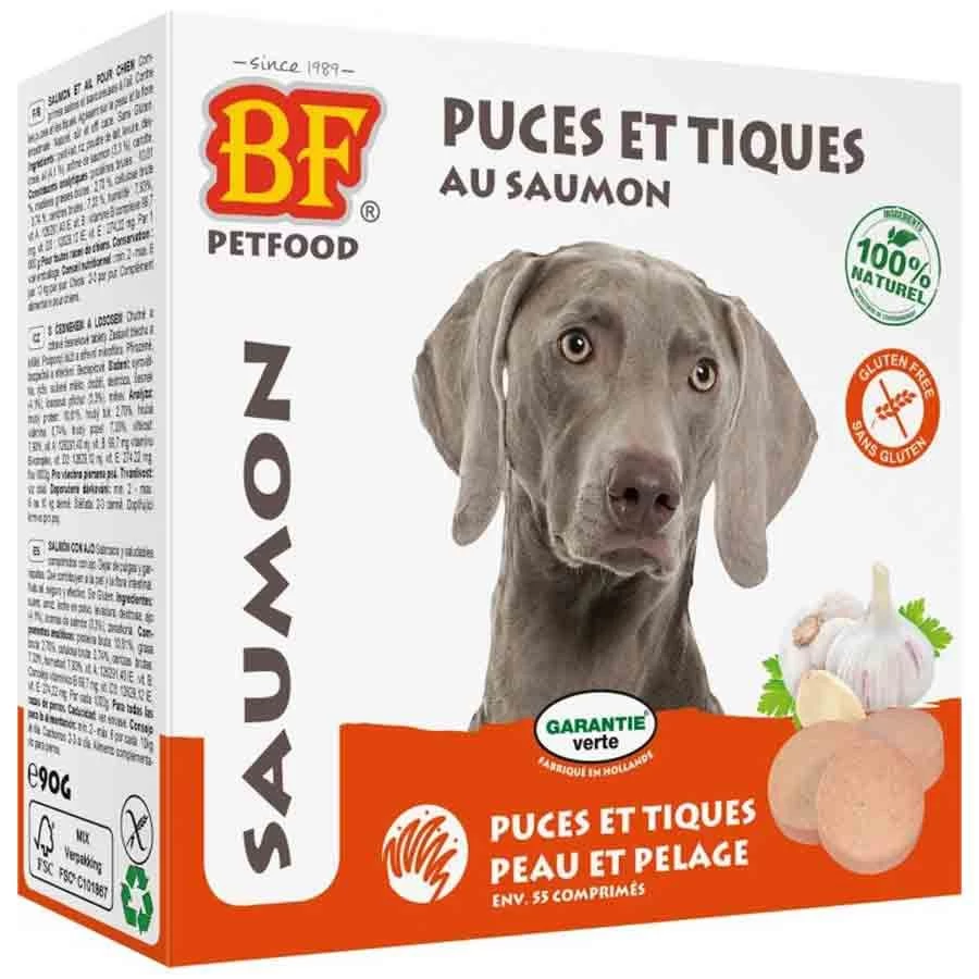Biofood Chien Anti Puces Saumon 55 Cps 3 Biofood Chien Anti Puces Saumon 55 Cps