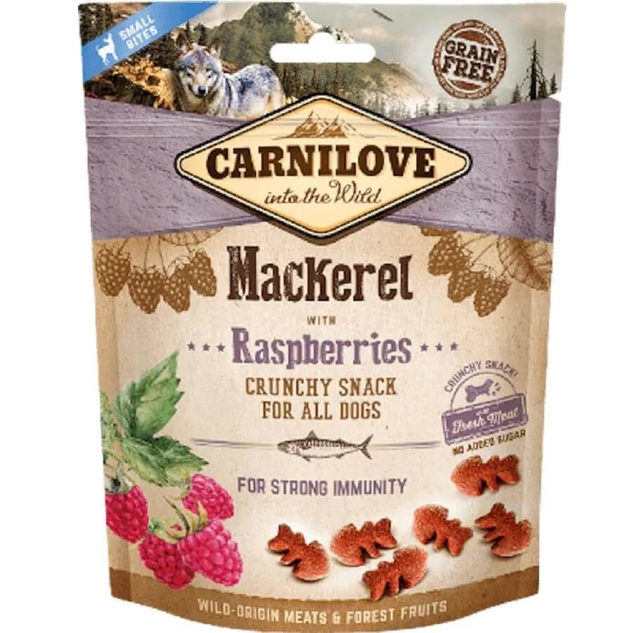 Carnilove Crunchy Snack Maquereau & Framboises Chien 200 G