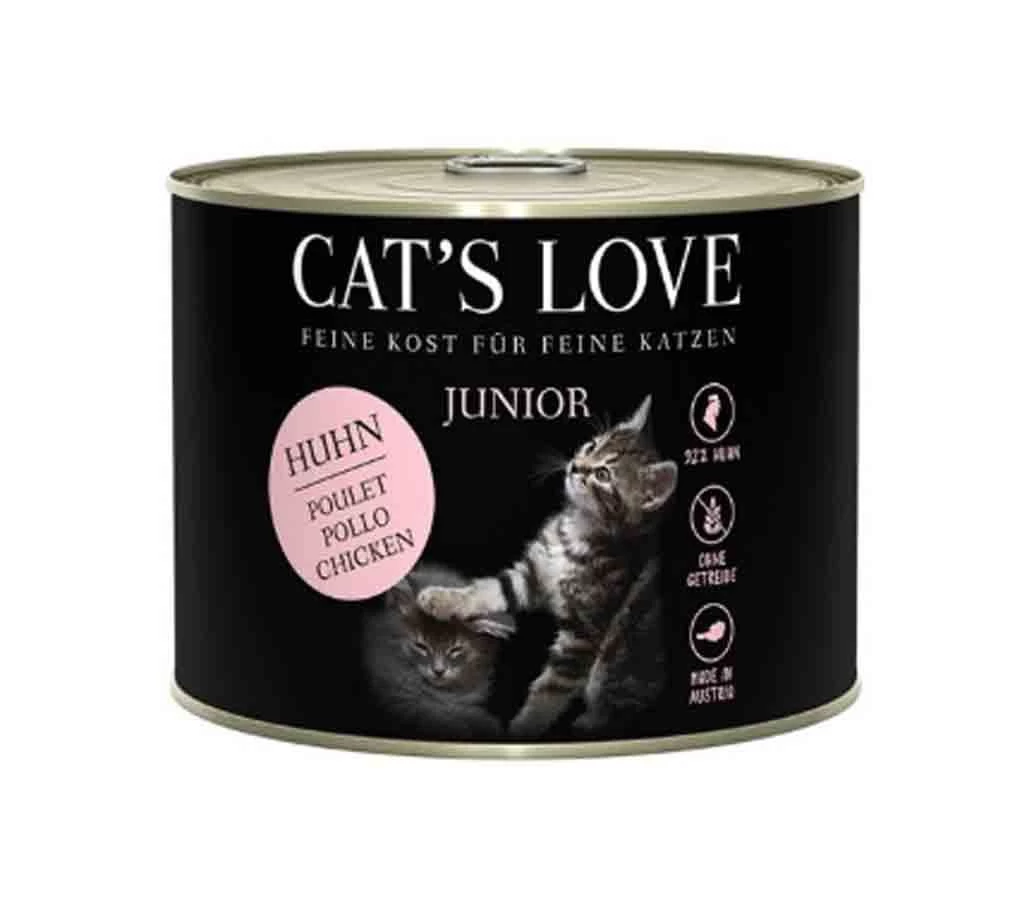 Cat's Love Junior Poulet Sans Céréales Et Sans Gluten 6 X 200 G 3 Cat's Love Junior Poulet Sans Céréales Et Sans Gluten 6 X 200 G