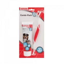 Beaphar Combi-Pack Dentifrice + Brosse à Dents Chien Chat