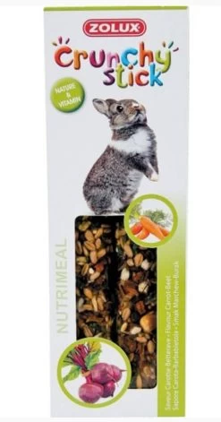Zolux Crunchy Stick Lapin Carotte / Betterave 115 G