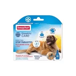 Beaphar Diméthicare Stop Parasites 6 Pipettes Pour Chien > 30 Kg