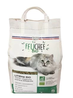 Felichef Litière Végétale Bio 5 Kg