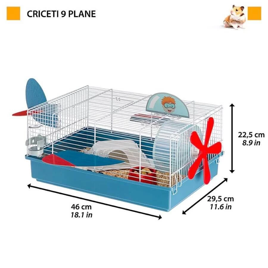 Ferplast Cage 9 Plane Hamster 46 Cm 4 Ferplast Cage 9 Plane Hamster 46 Cm – Image 2
