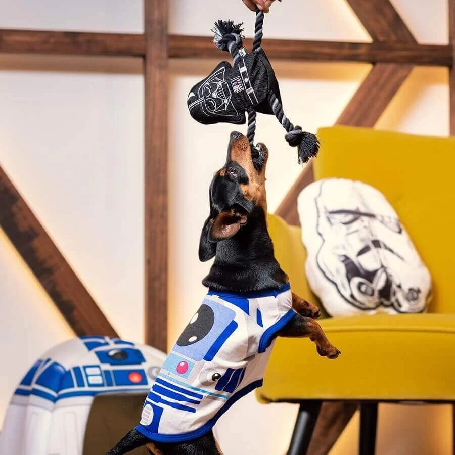 For Fan Pets Jouet Chien Corde Star Wars Dark Vador 4 For Fan Pets Jouet Chien Corde Star Wars Dark Vador – Image 2
