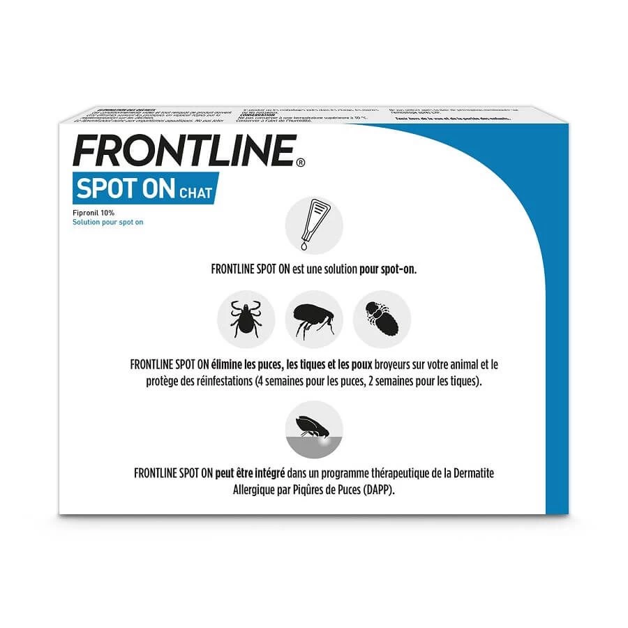 Frontline Chat Spot On 6 Pipettes 4 Frontline Chat Spot On 6 Pipettes – Image 2