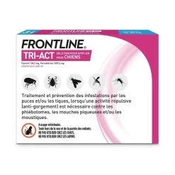 Frontline Tri Act Spot On Chien Moyen 10 - 20 Kg 3 Pipettes -Animaux Séries Magasin frontline tri act spot on chien moyen 10 20 kg 3 pipettes 2