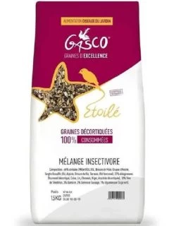 Gasco Mélange Étoilé Insectivore Pour Oiseaux 1.5 Kg