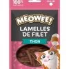 MEOWEE! Friandises Lamelles De Filet Au Thon Pour Chat 35 G -Animaux Séries Magasin meowee friandises lamelles de filet au thon pour chat 35 g