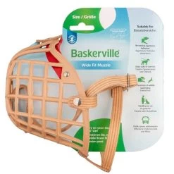 Muselière Baskerville Muzzle Beige T2