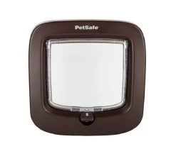 Pet Safe Chatière Porte 4 Positions Luxe Brun -Animaux Séries Magasin pet safe chati re porte 4 positions luxe brun2