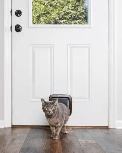 Pet Safe Chatière Porte 4 Positions Luxe Brun -Animaux Séries Magasin pet safe chati re porte 4 positions luxe brun6