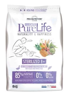 PureLife Croquettes Chat Sterilized 8+ 8 Kg