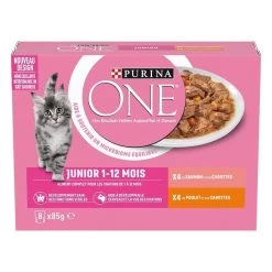 Purina One Chaton Saumon Poulet 8 X 85 G
