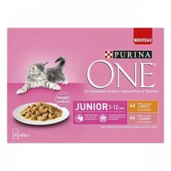 Purina One Chaton Saumon Poulet 8 X 85 G -Animaux Séries Magasin purina one saumon poulet chaton