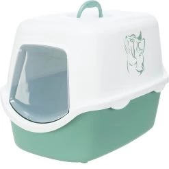 Trixie Bac à Litière Vico Vert à Motif 40 X 40 X 56 Cm
