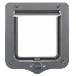 Trixie Chatière Manuelle à 2 Positions Gris -Animaux Séries Magasin trixie chatiere manuelle a 2 positions gris 2