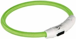 Trixie Collier Lumineux USB Flash Vert Chien L-XL