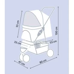 Trixie Poussette Friends On Tour Chien Et Chat -Animaux Séries Magasin trixie poussette friends on tour chien et chat 9