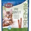 Trixie Premio Stick Quintett Volaille & Foie Chat 5 X 5 G -Animaux Séries Magasin trixie premio anti hairball a la volaille et au foie en stick pour chat 20 grs