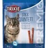 Trixie Premio Stick Quintett Avec Saumon Et Truite Pour Chat 5 X 5 G -Animaux Séries Magasin trixie premio anti hairball avec saumon et truite en stick pour chat 20 grs 1