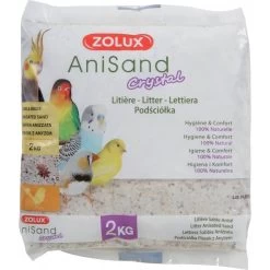 Zolux Litière Sable Anisand Crystal Pour Oiseaux 2 Kg