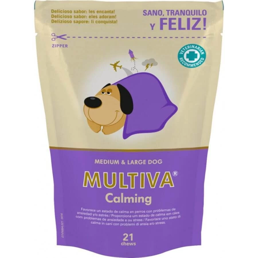 VetNova Multiva Calming Chien M & L 21 Chews 3 VetNova Multiva Calming Chien M & L 21 Chews