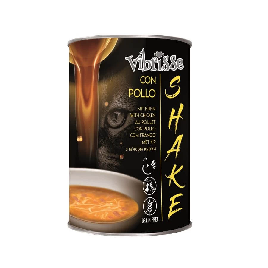 Vibrisse Shake Poulet Soupe Chat 12 X 135 G 3 Vibrisse Shake Poulet Soupe Chat 12 X 135 G