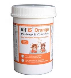 Vit'I5 Orange Poudre Chien Et Chat < 8 Ans 600 G -Animaux Séries Magasin vit i5 orange poudre 600 g